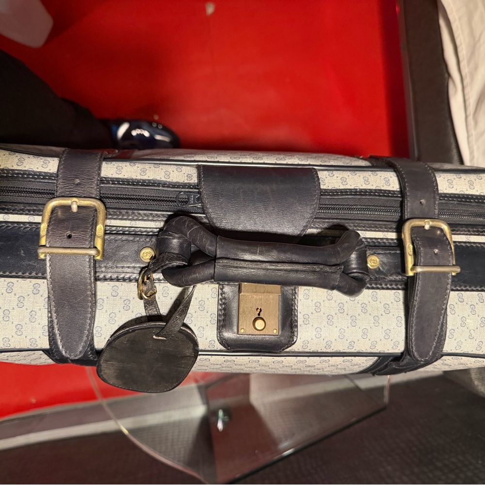 VINTAGE RARE GUCCI LUGAGE SUITCASE TRAVEL - Picture 6 of 10